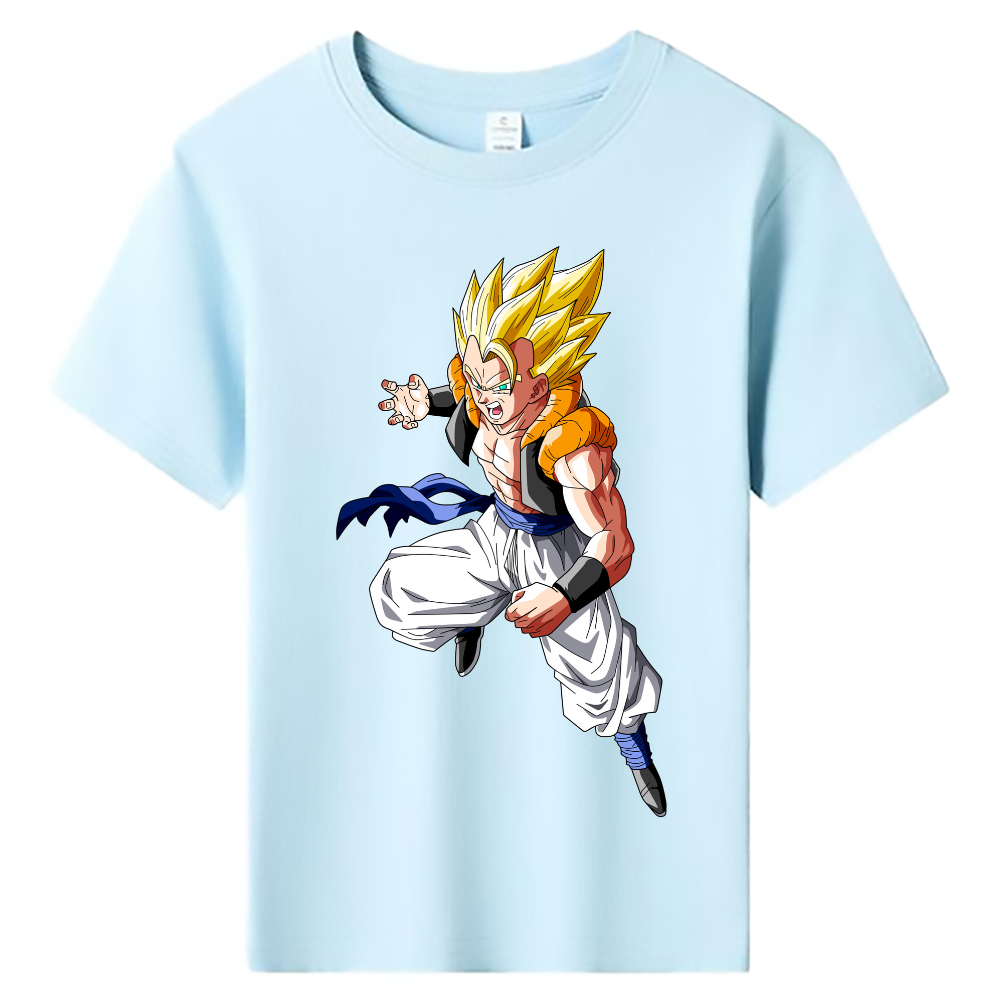 （画像用） ドラゴンボール ベジータ四世（Bejīta Yonsei）DRAGON BALL Vegeta IV 綿100％キッズTシャツ（フロントプリント）